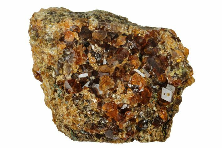 Orange Grossular Garnet Cluster - Vesper Peak, Washington #175440